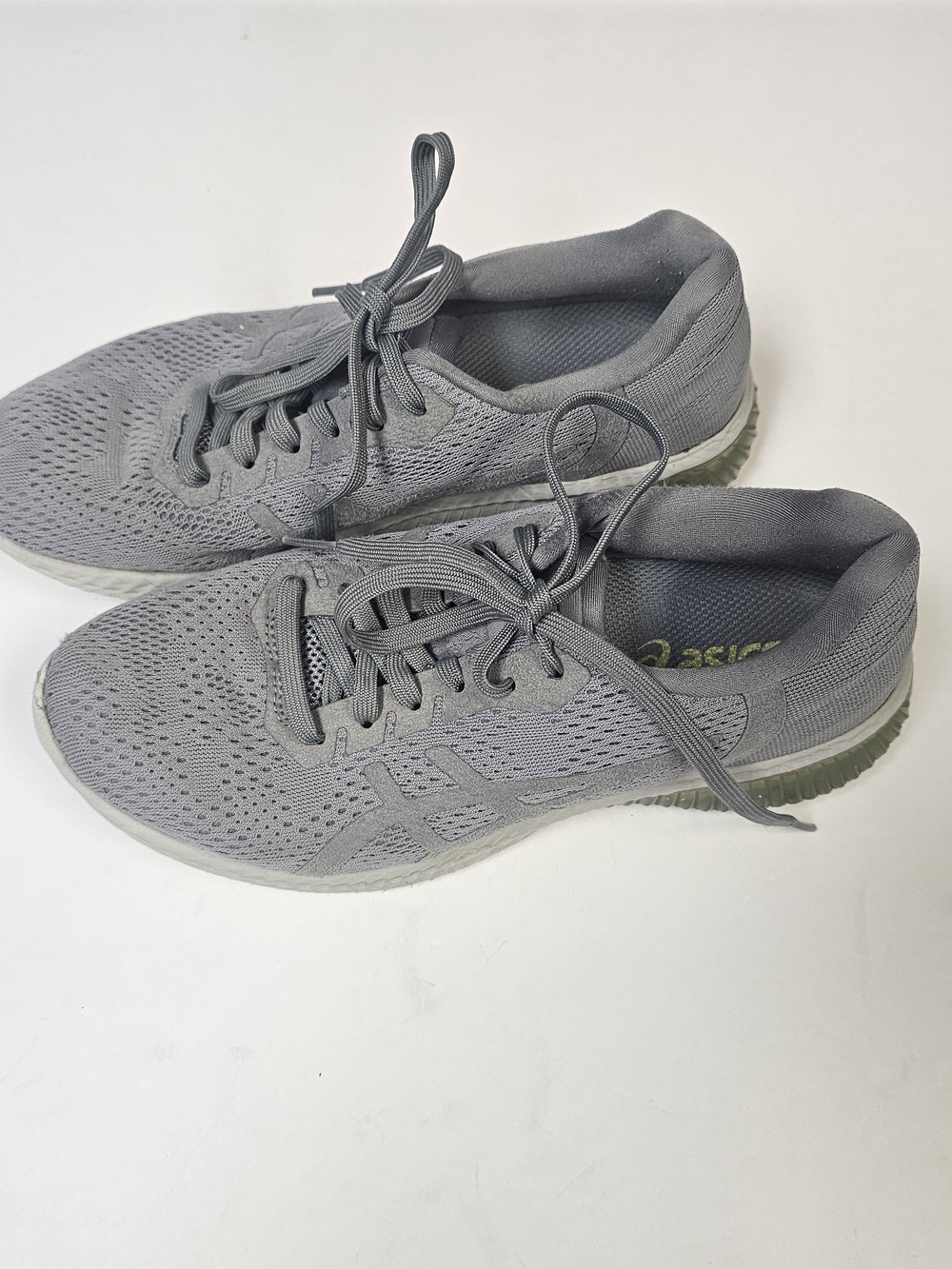 Asics Women's Gray Mesh Running Shoes